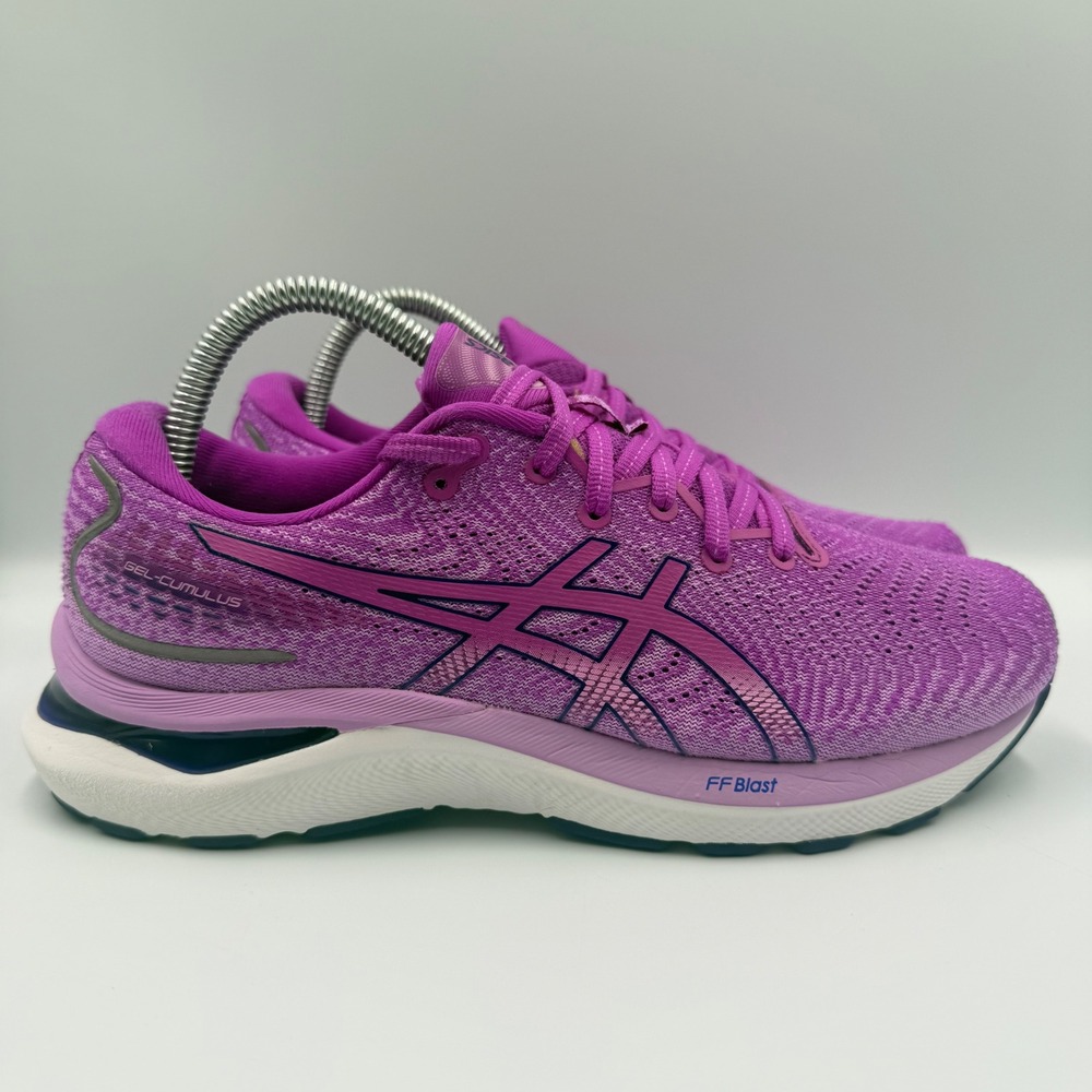 Asics Gel-Cumulus 24 Women Size 7.5 Running Shoes FF Blast Purple 1012B206